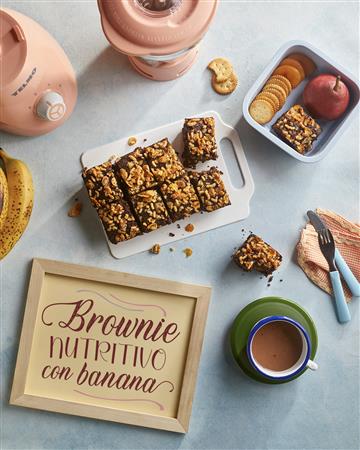 Brownie Nutritivo con Banana